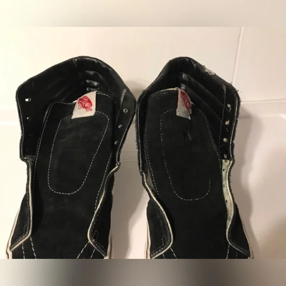 Vans skateboard shoe black/white unisex men 8 / women 9.5 - Picture 4 of 10